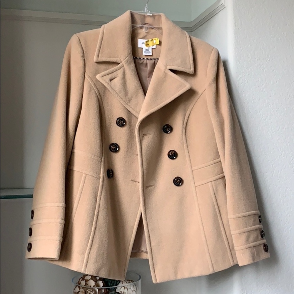 Camel\Tan Peacoat- EUC